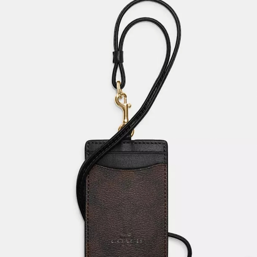 Coach ID lanyard